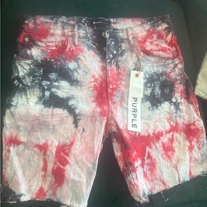 Purple brand Tie-Dye Men's Shorts